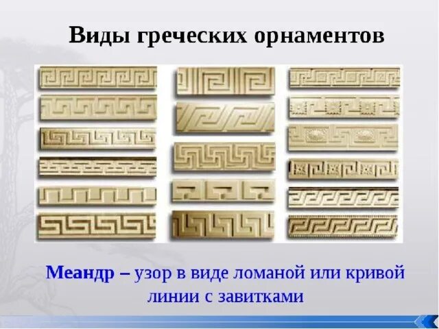 Меандр в древней греции. Древнегреческий узор меандр. Древнегреческий орнамент меандр. Меандр в древней греции. Виды меандров.