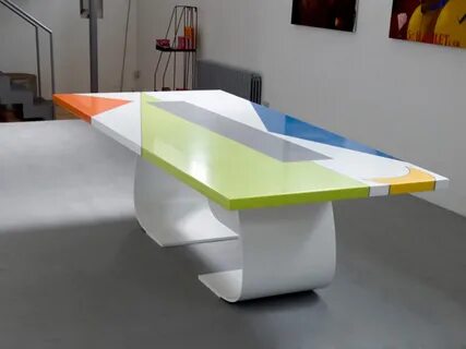 Стол из hpl пластика