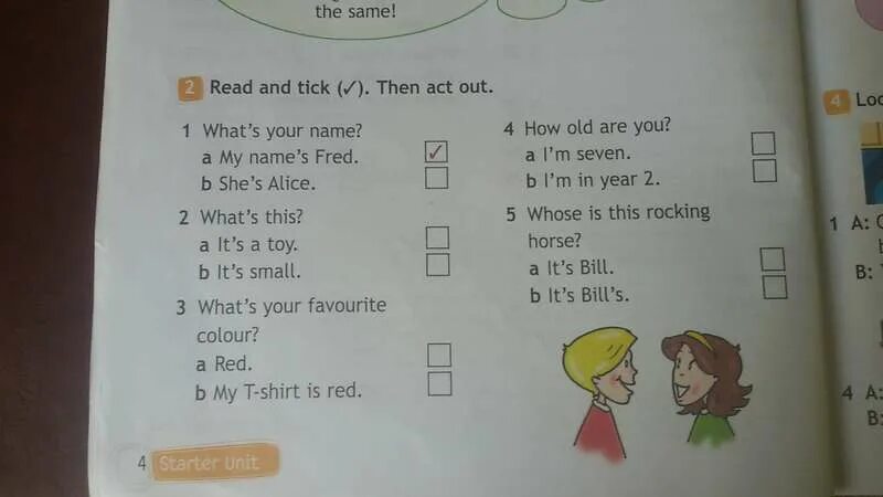 Read and act out the dialogue. Read and Tick. Read and choose the best answer then Act out 4 класс. Read and choose 2 класс. Задания на what's this what's that.