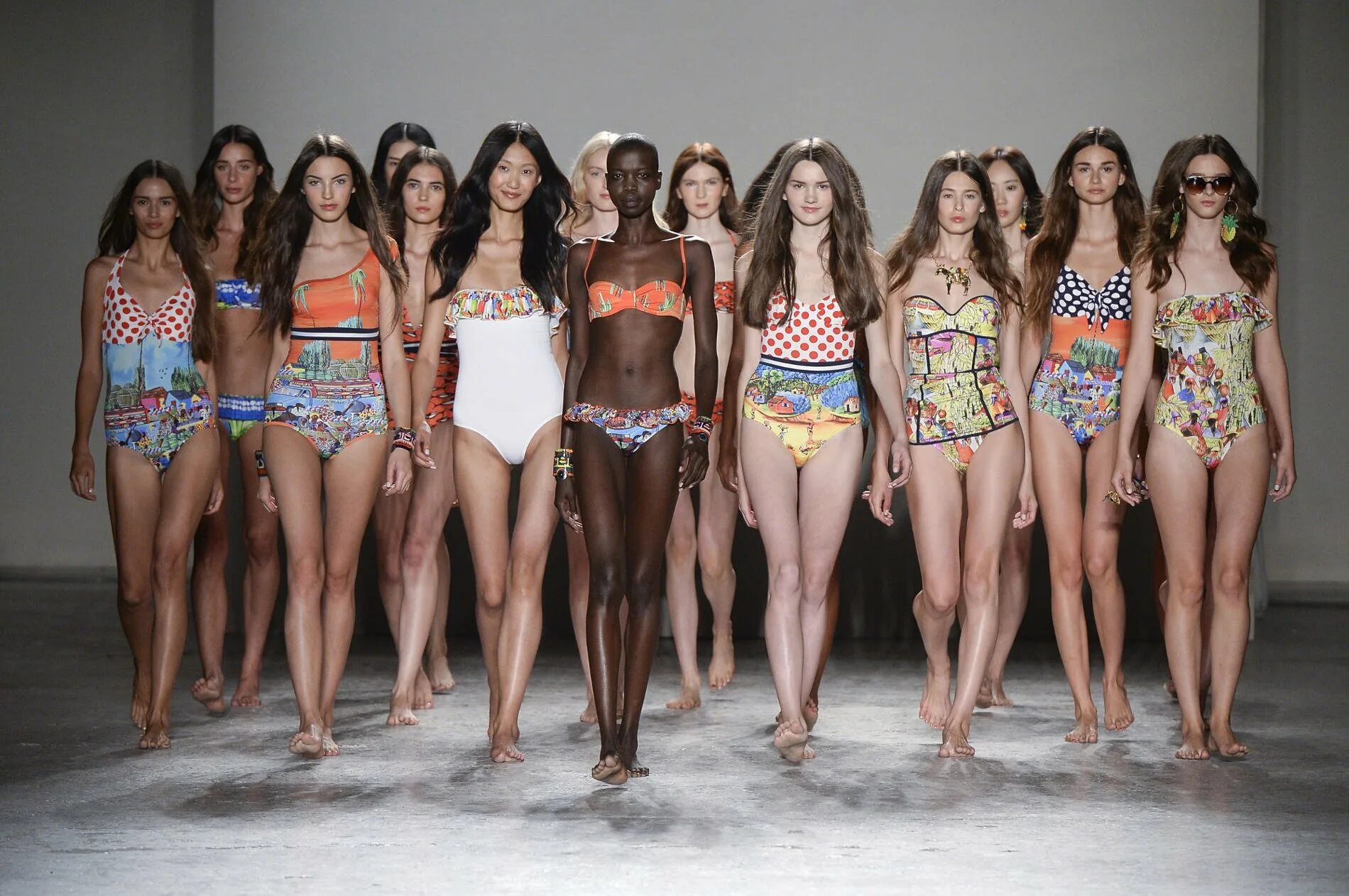 Models casting video
