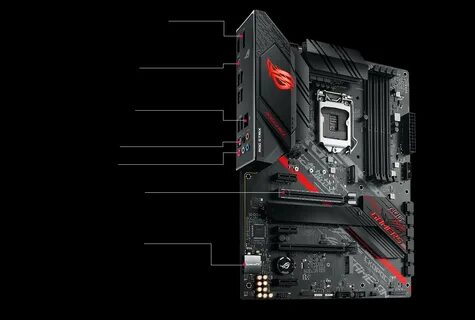 Материнская плата asus rog strix b460