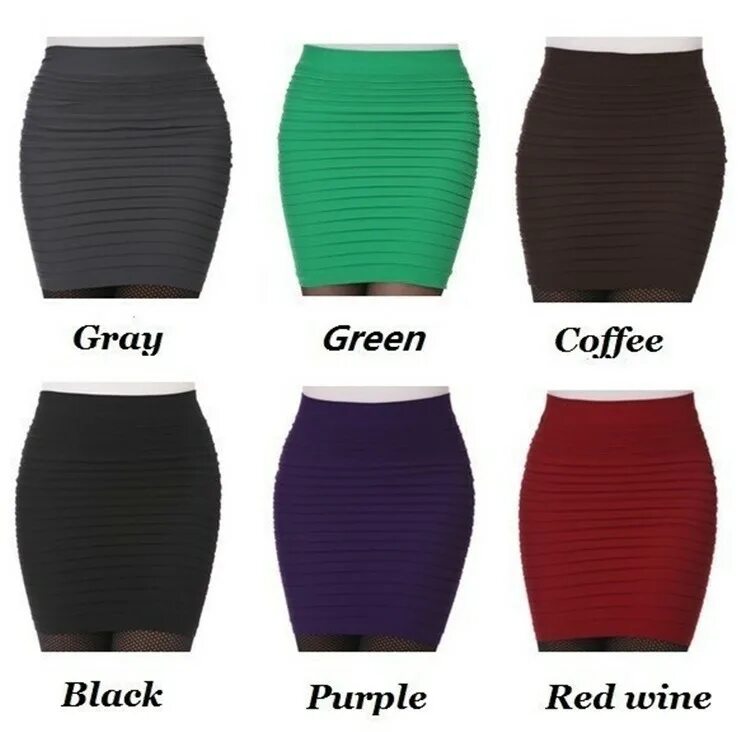 юбка резинка женская