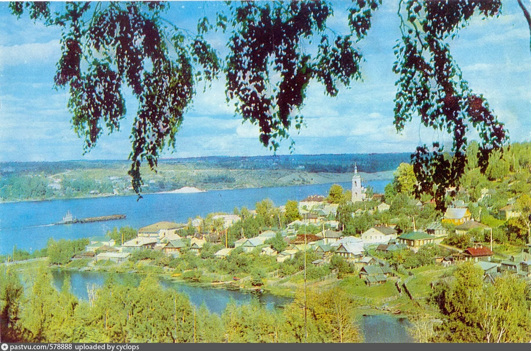 Городок на волге. Левитан картины Плес. Левитан вечер золотой Плес картина.