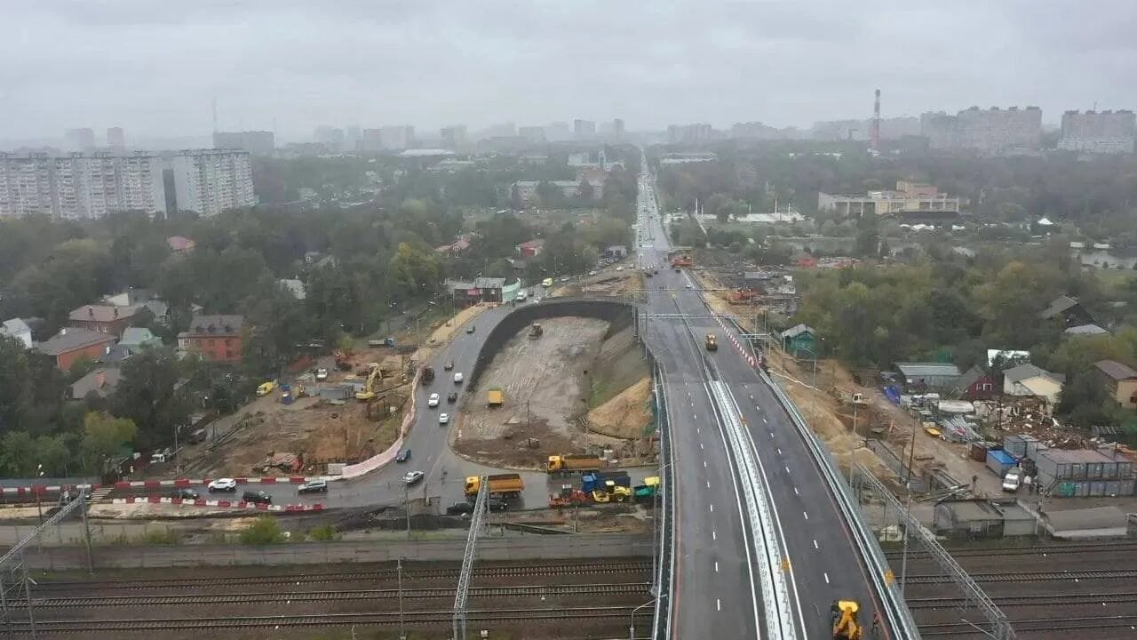 Новый мост открыт. Развязка Ярославское шоссе Мытищи Фрунзе.