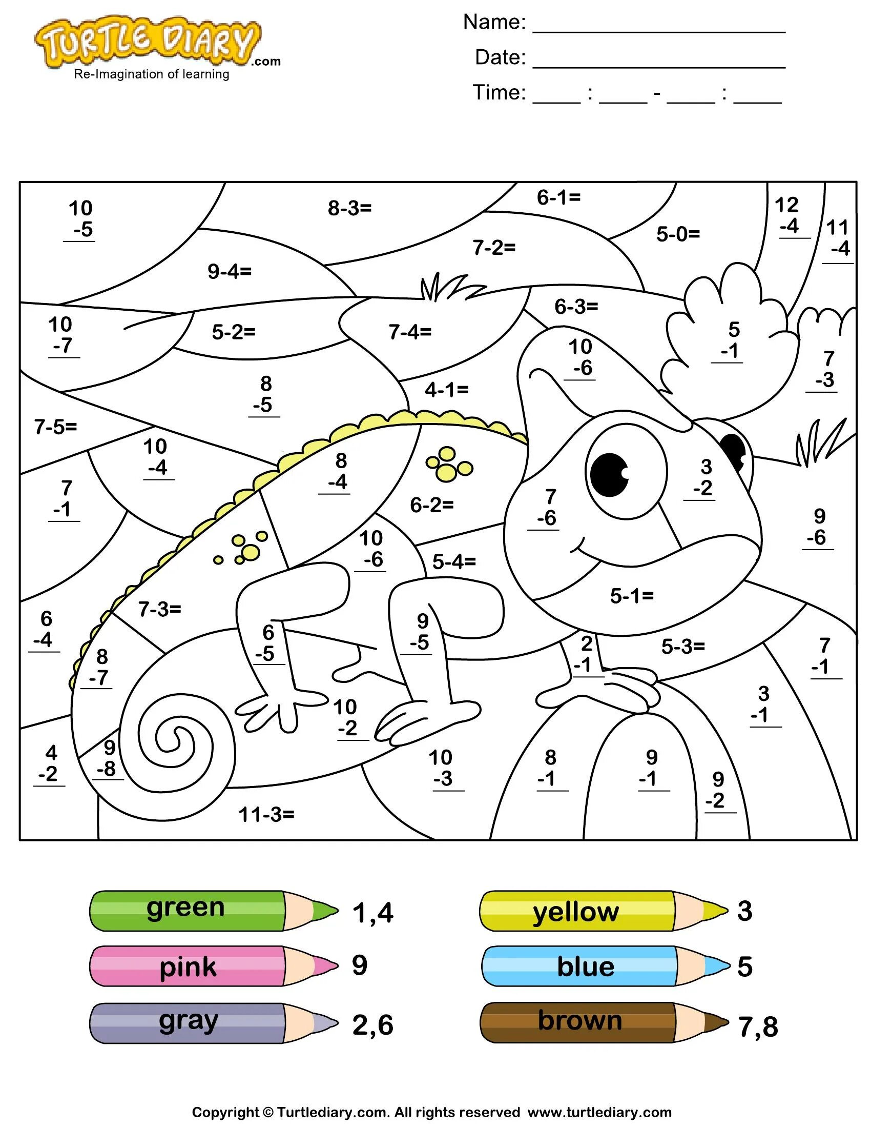 Math worksheets for kids. Решать примеры на английском. Раскраска с примерами. Математическая распкрас. Математические раскраски 1 класс.
