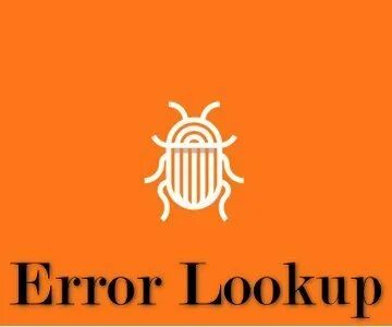 Error lookup