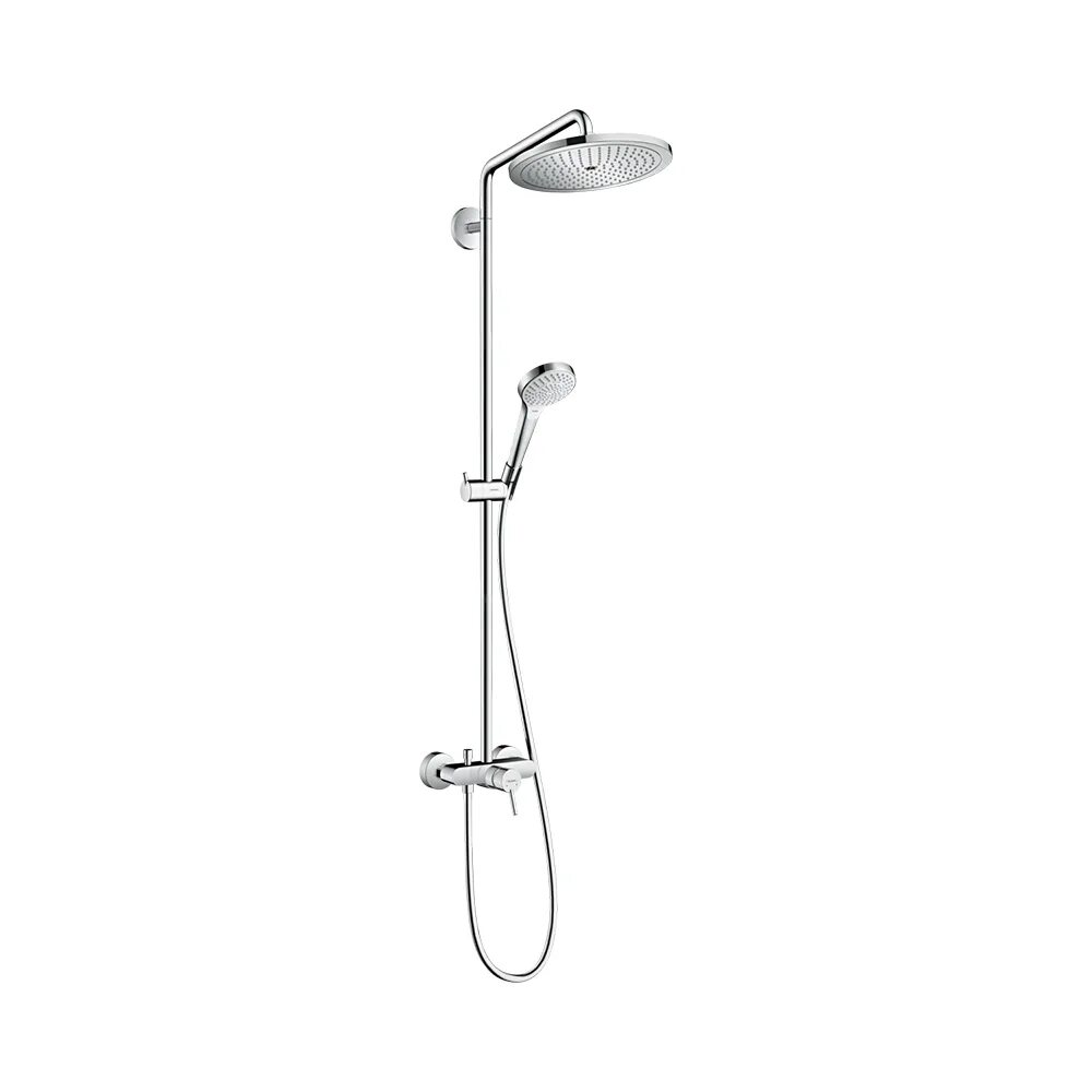 Hansgrohe Croma 220. Hansgrohe Crometta s 240 1jet Showerpipe. 27271000 Hansgrohe. Душевая система HG 27271000. Душевая хансгрое