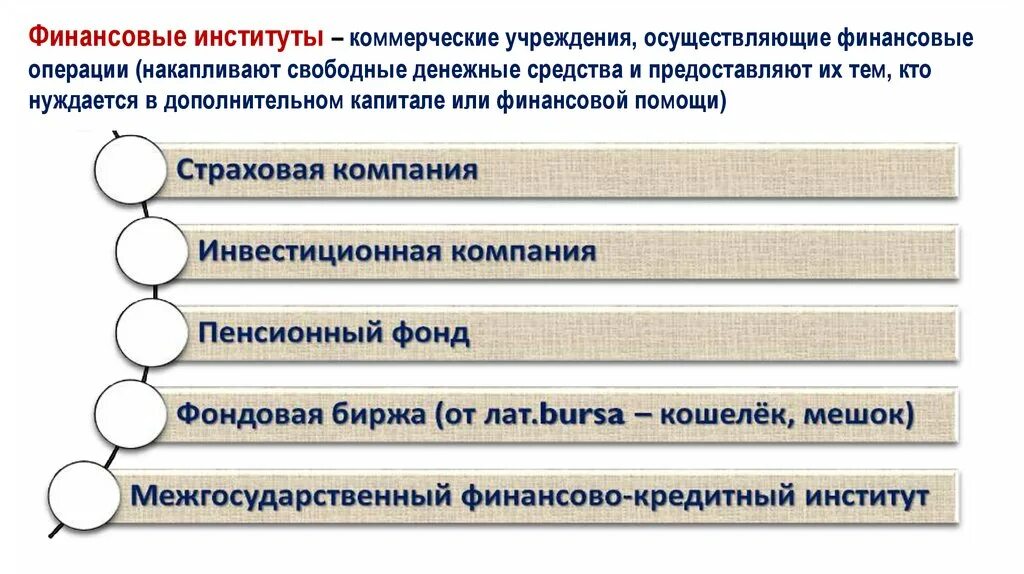 Институты финансов россии. Основные финансовые институты. Основные виды финансовых институтов. Финансовый институт это в обществознании. Финансовые институты схема.