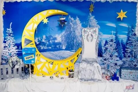 Зимняя фотозона в детском саду