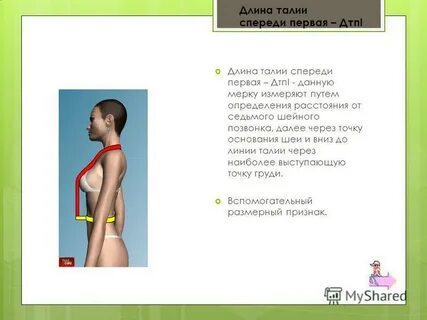 Половина величины при снятии мерок