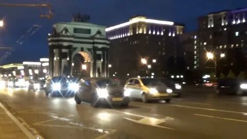 Кутузовская ночью