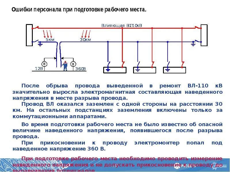 Какое понижение напряжения допускается у наиболее