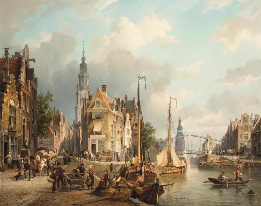 1603-1677. Dutch painter. Якоб марис. Пейзажи вебер пауль. Корнелис спрингер.