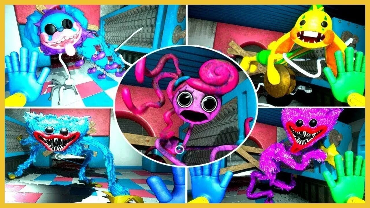 Все персонажи из poppy playtime 3 часть