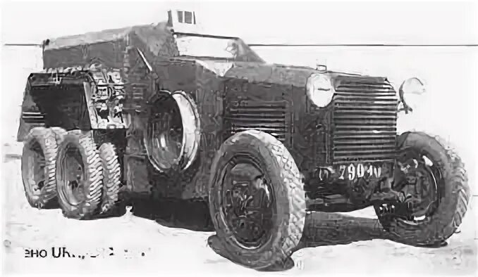 Бронеавтомобиль Renault ur Type l. Рено 1915. Британский трехосный бронеавтомобиль. Автомобиль л 1 прототип.