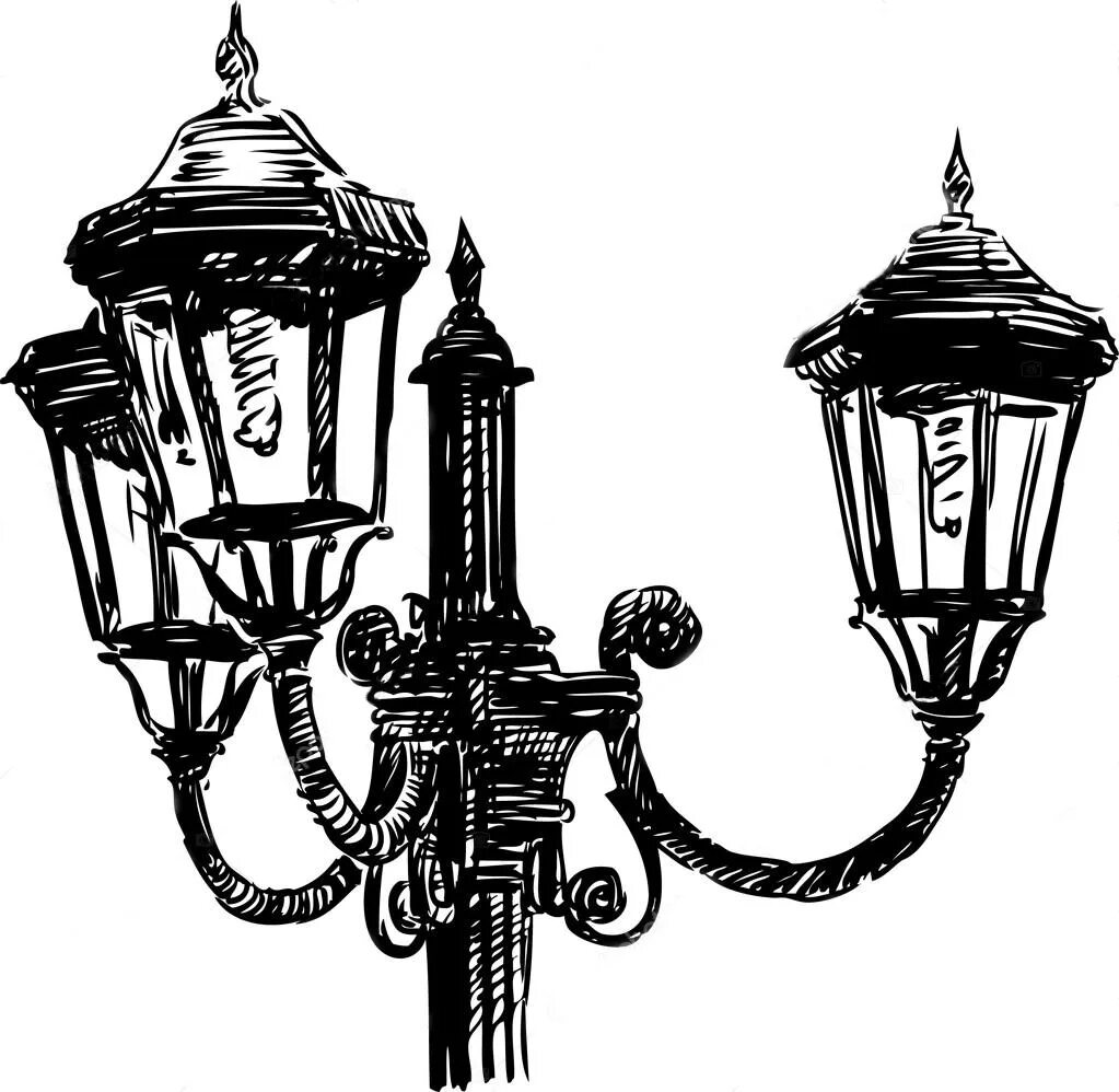 эскиз уличного фонаря. архитектурные фонари рисунки. зарисовки старых фонарей. уличный фонарь графика. эскиз городского пейзажа.