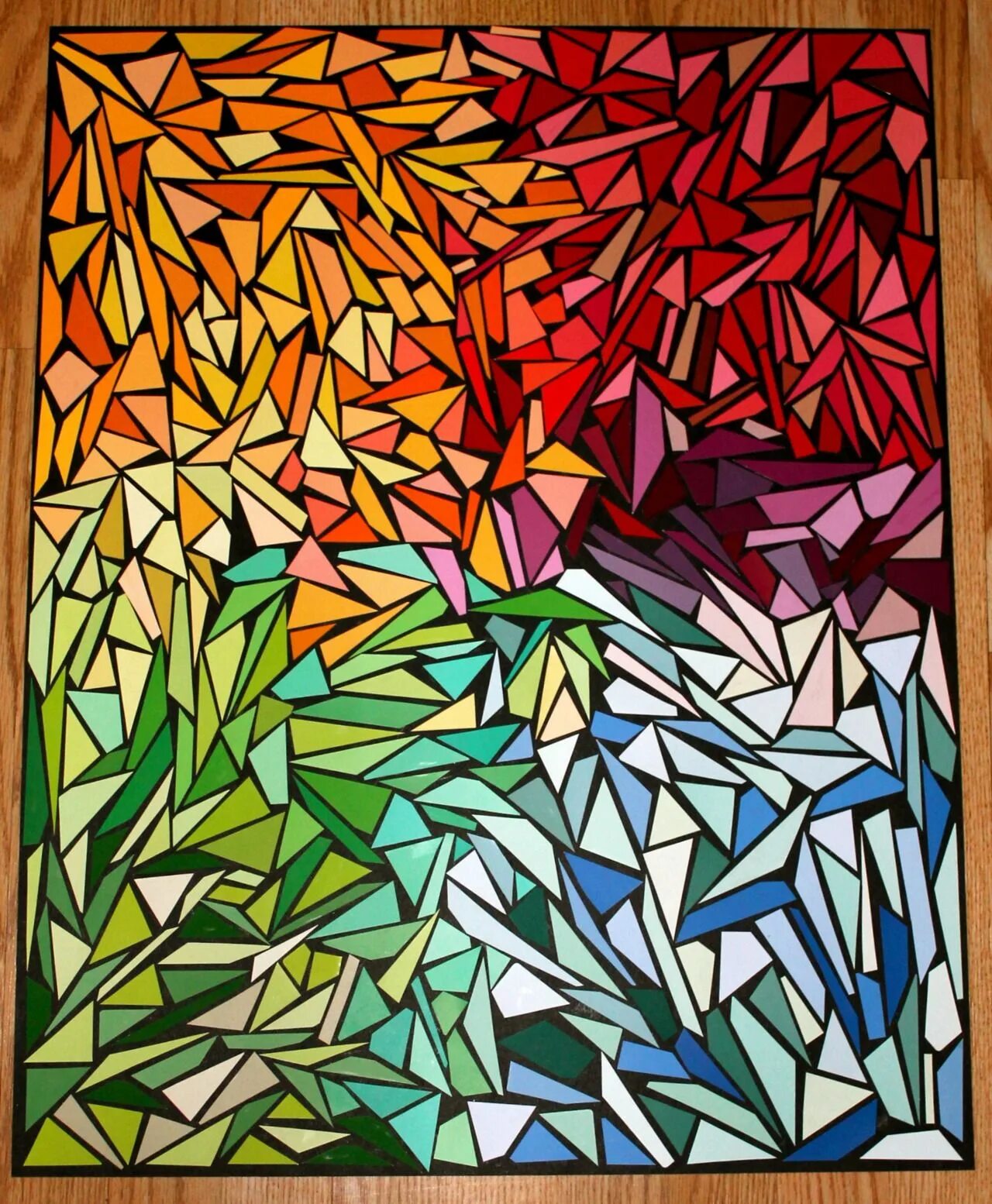 Sample art. Поделки из красок красивые. Лоскутный пейзаж картинки для детей. Полигональные горы вектор. Творческая работа весенний арт марафон графический.