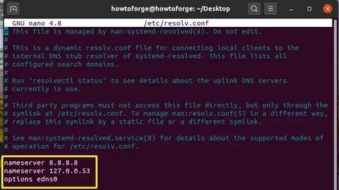 Systemd resolved