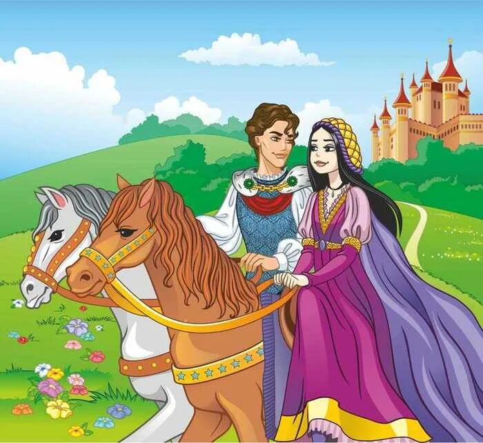 Сказка кон. Сказочные принц и принцесса. Король и принцесса. Сказки о принцах и принцессах. Сказочный принц.