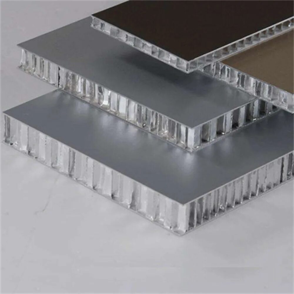 Сэндвич-панель Aluminium Honeycomb Panel (AHP 2+7+1 3003) С. Трехслойная алюминиевая панель Perfaten ALCORE Premium. Сотовые алюминиевые панели Unicore. Панель алюминиевая сэндвич 20 мм. Металл полимерный материал