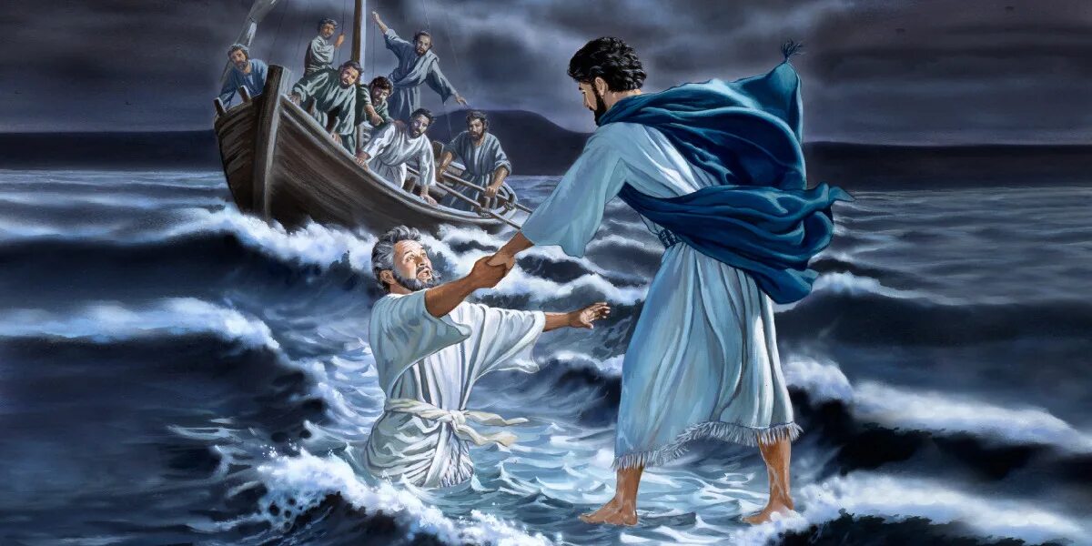 He came in the water