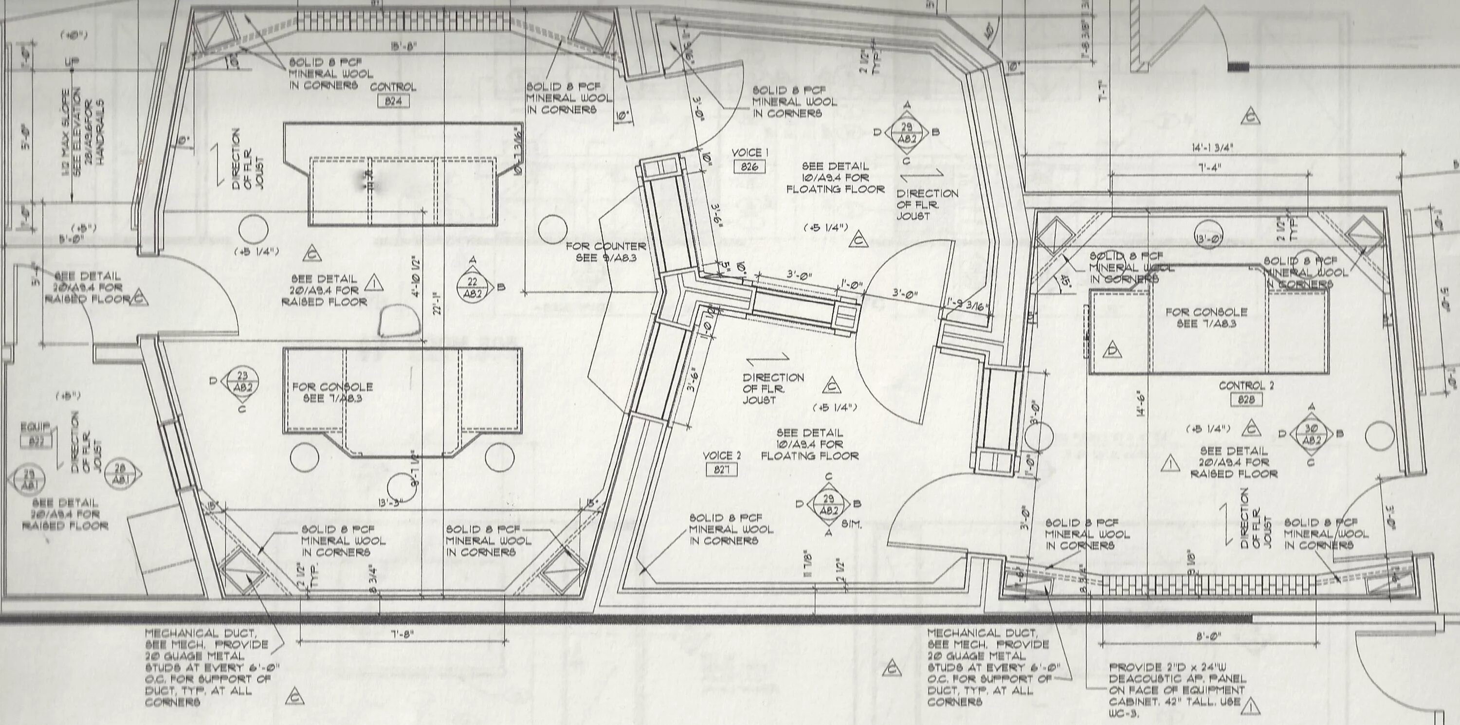 Проект студии звукозаписи с чертежами Studio A Floorplan Recording studio design, Music studio room, Studio room