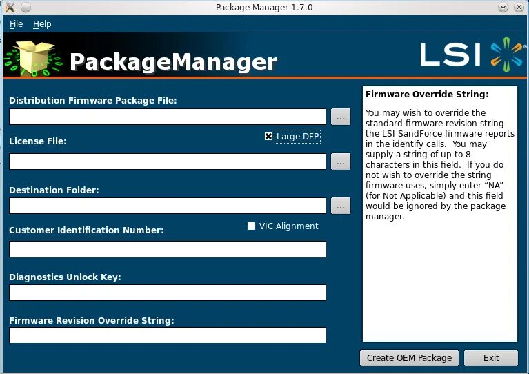 Firmware package