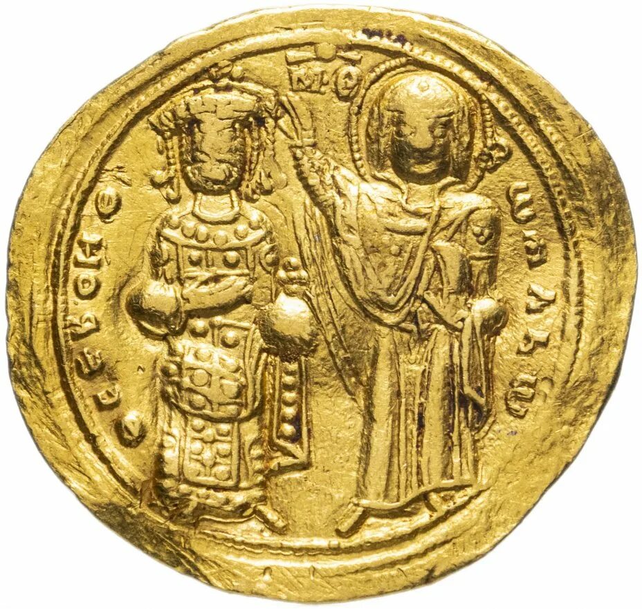 Византийские монеты Constantine. Фоллис Византия. Бронзовая монета византии