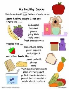 Healthy snacks 4 grade
