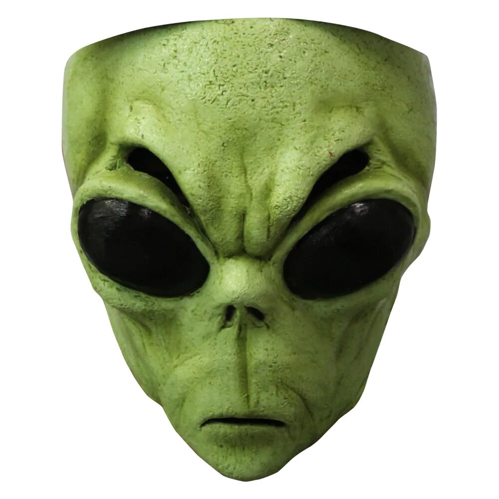 Маска инопланетянина. Зеленая маска.