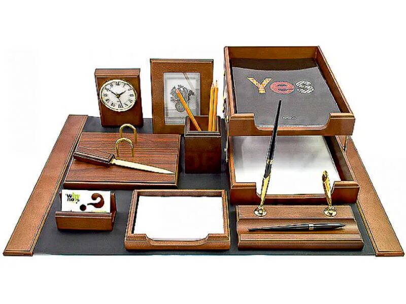 Письменный предмет. Настольный набор "bestar" (11предм. Древние письменные принадлежности. Беспорядок на столе. Настольный набор "bestar" 14.