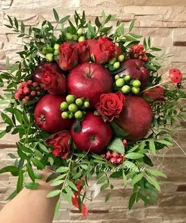 Букет из яблок