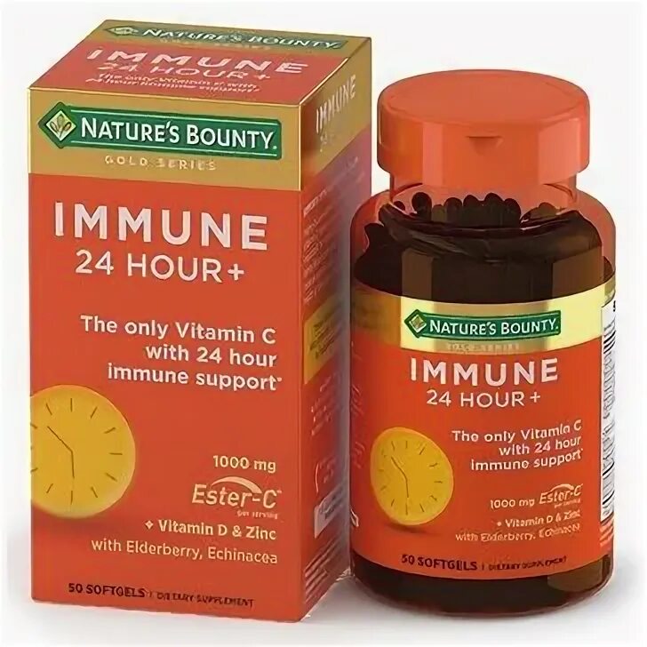 Иммун. Виканол лайф. Иммун 1. №30 бад. Витамин с 24 hour immune.