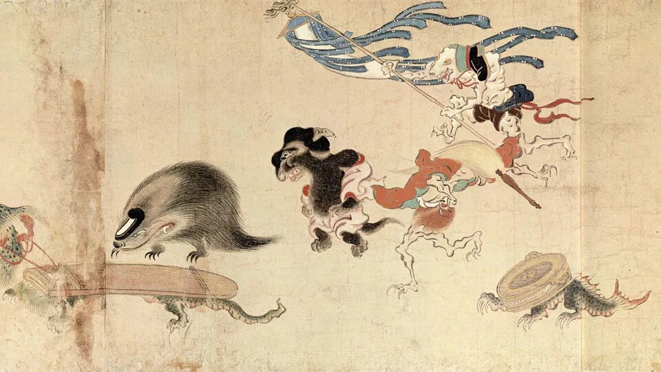 Yokai art night сцены