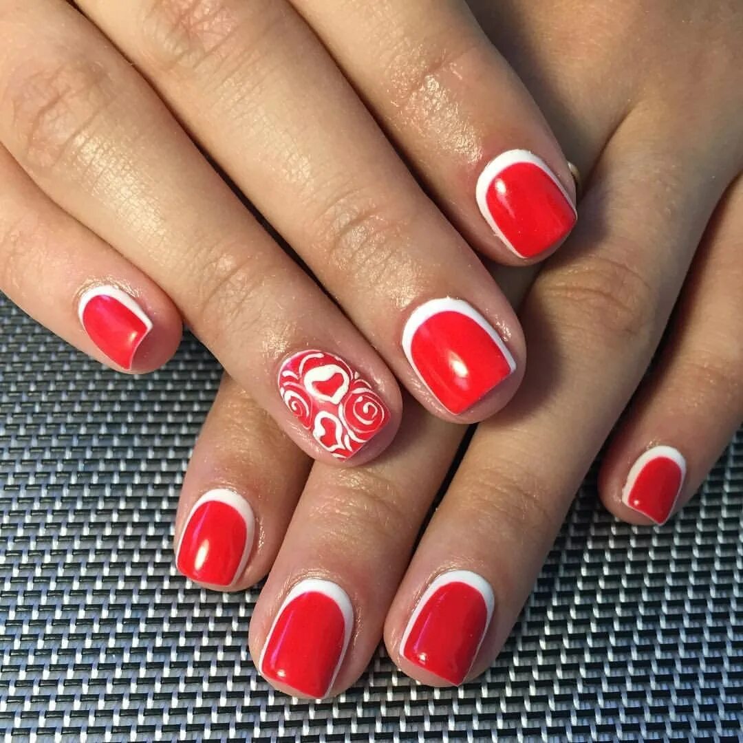 Обратный френч: 55 свежих фото идей Nails, Beauty