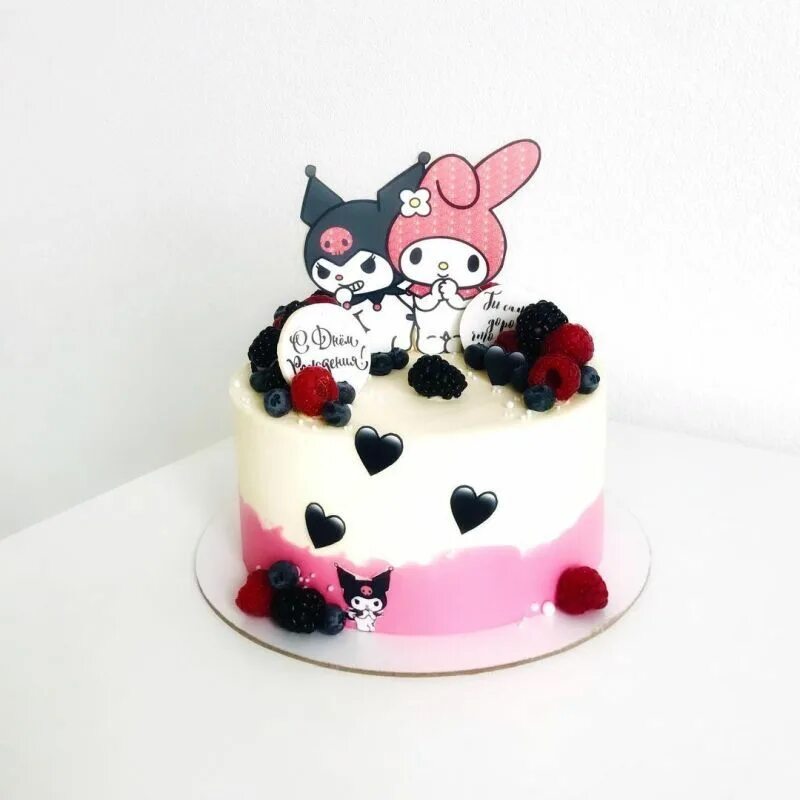 Торт куроми и мелоди. Торт куроми и мелоди. Торт hello kitty kuromi. Тортики в стиле куроми. Торт hello kitty и куроми.