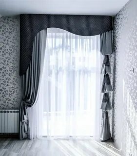 Тюль с ламбрекеном