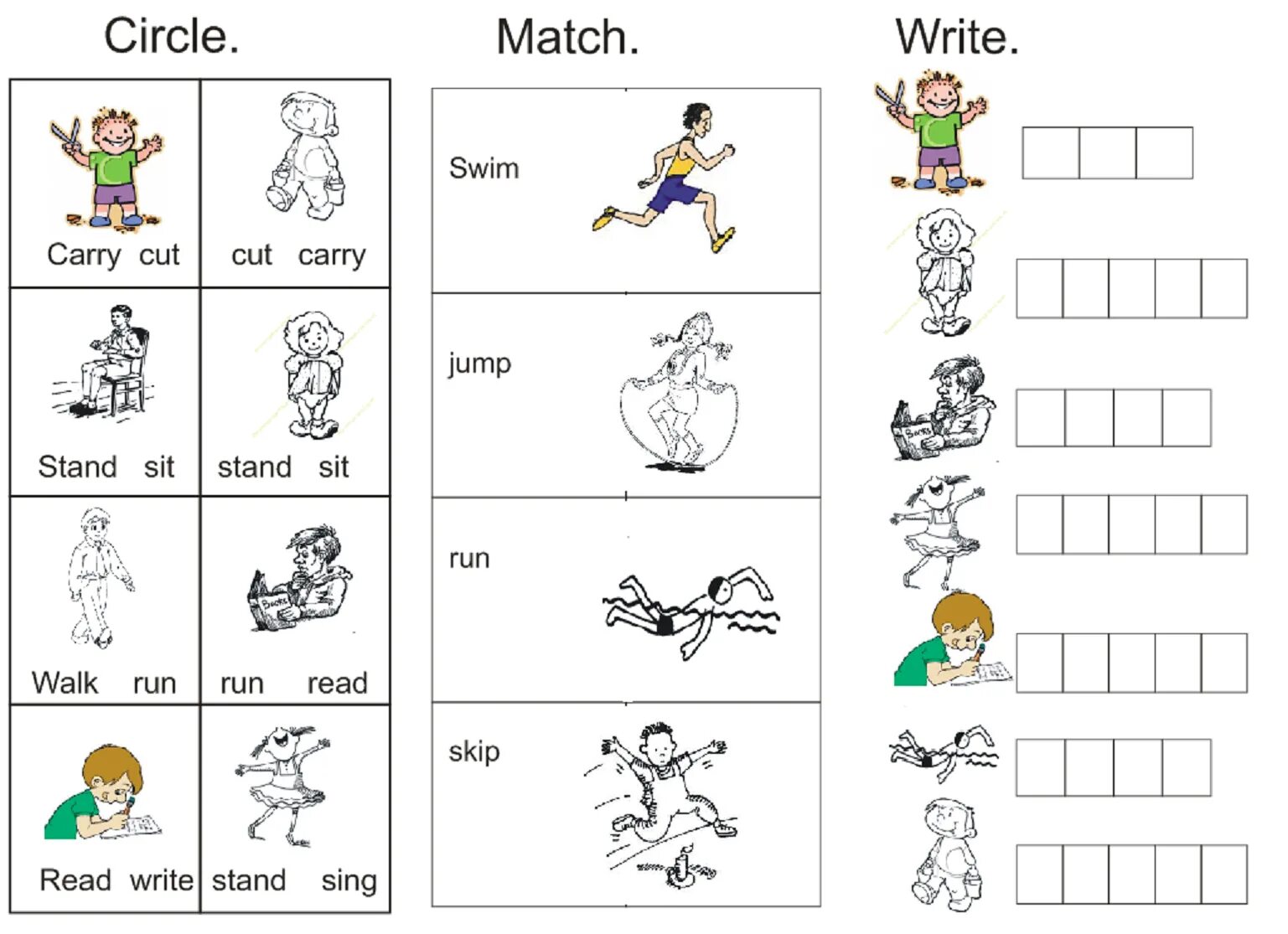 Английские слова jump. Глаголы действия в английском языке упражнения. Action verbs в английском языке. Задания по английскому глаголы действия. Английские глаголы задания для малышей.