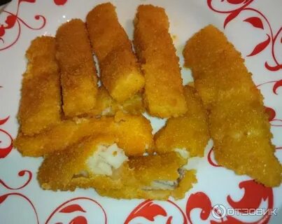 Палочки из филе минтая в панировке