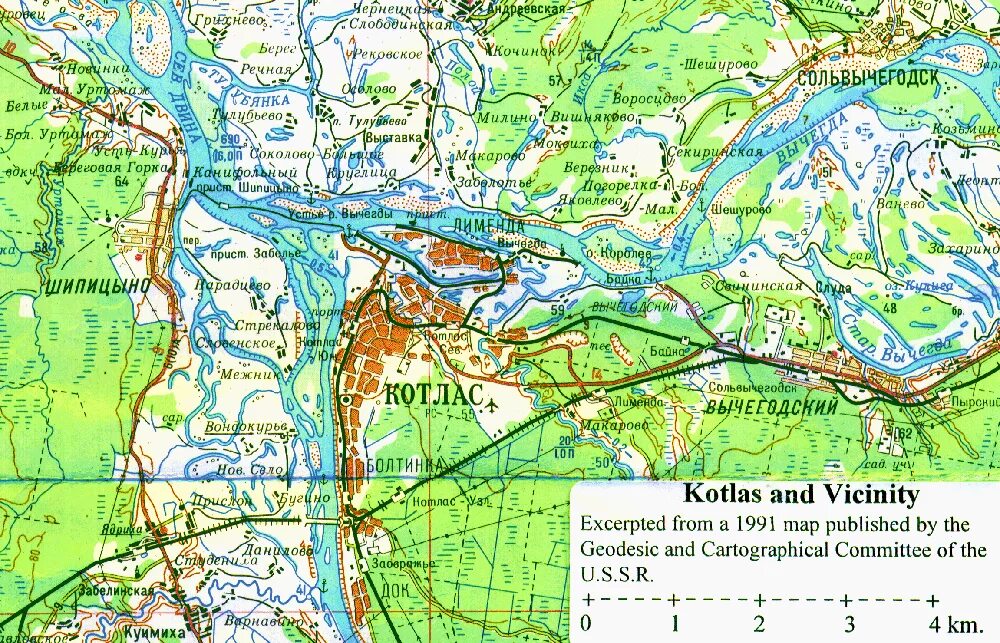 Показать карту котласа. Г.Котлас на карте. Котлас город на карте. Карта Котласского района. Карта рек Котласского района.