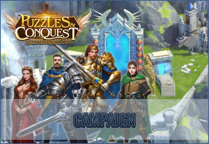 Пазл конквест. Игра Puzzles Conquest. Puzzles Conquest герои. Персонажи игры пазл и конквест. Обновление игры пазл