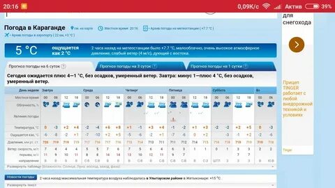 Погода в ноябре в караганде