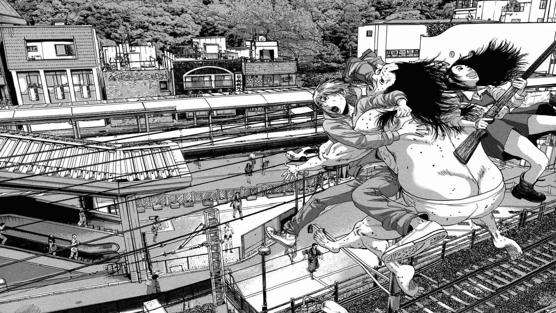 How i became a hero. Hanazawa kengo мангака. i am a hero — ханадзава кэнго. киришима хироми.
