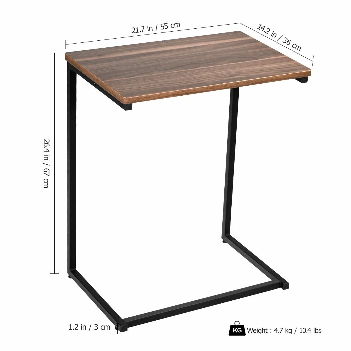 Стол 50 см высота. Придиванный столик лофт. Прикроватный столик для ноутбука сн23. Придиванный столик чертеж из металла. Придиванный столик раскладной.