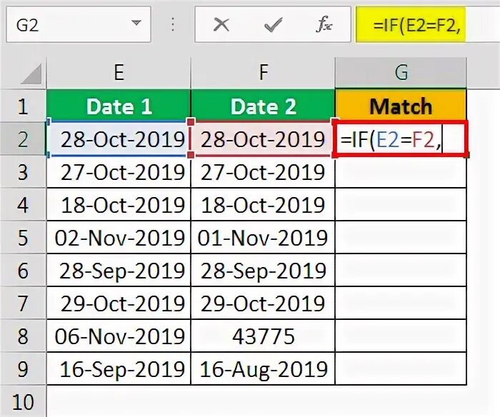 Datetime compare