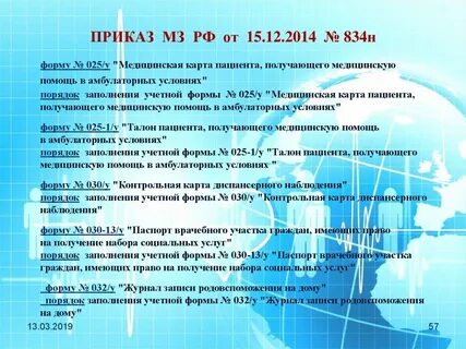 Учетная форма n 030 13 у