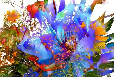 Art flowers