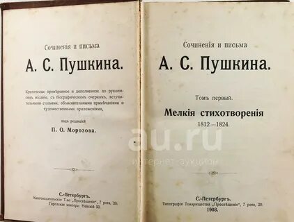 Пушкин 1900