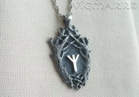 Как выглядит руна альгиз