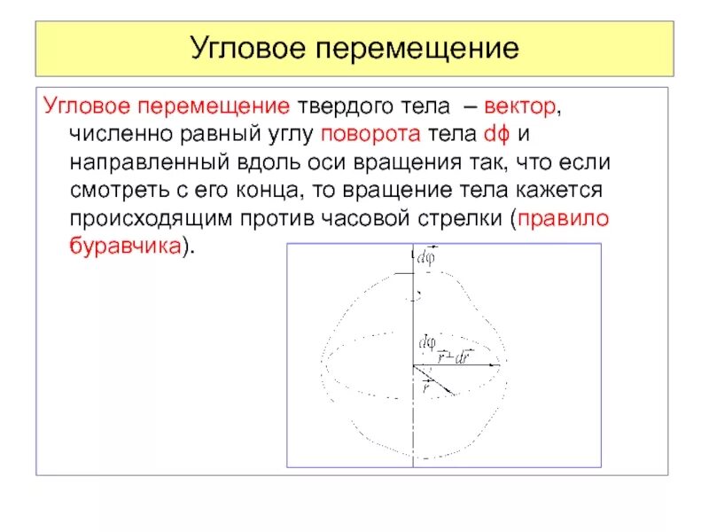 Угловое движение